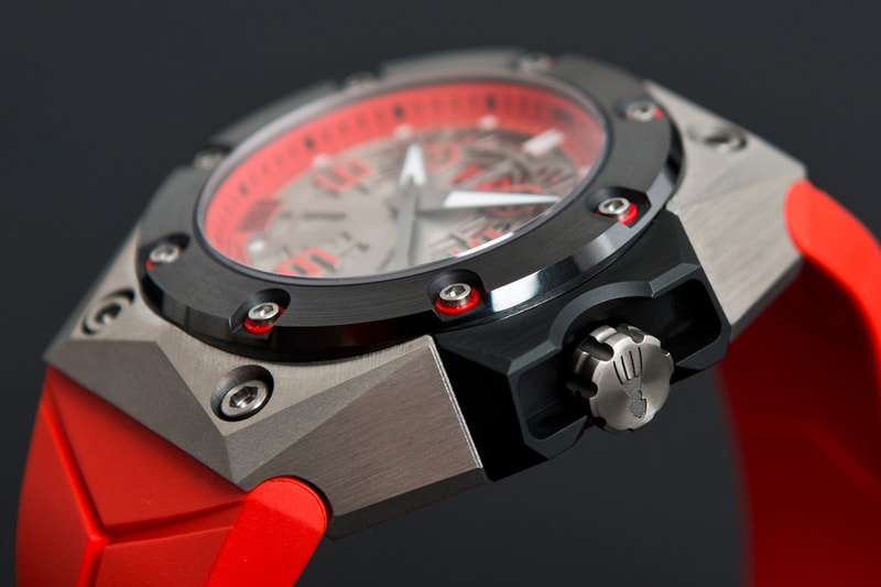 Linde Werdelin Oktopus II Double Date Titanium Red