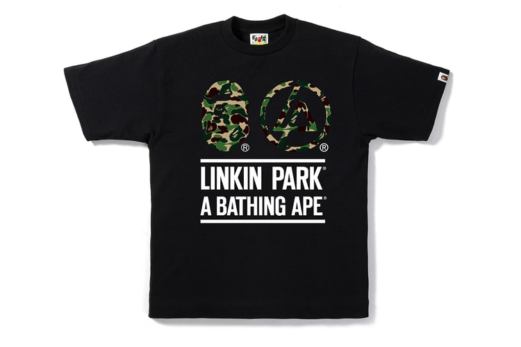 Linkin Park x A Bathing Ape 2013 BAPE CAMO TEE