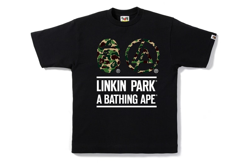 Linkin Park x A Bathing Ape 2013 BAPE CAMO TEE