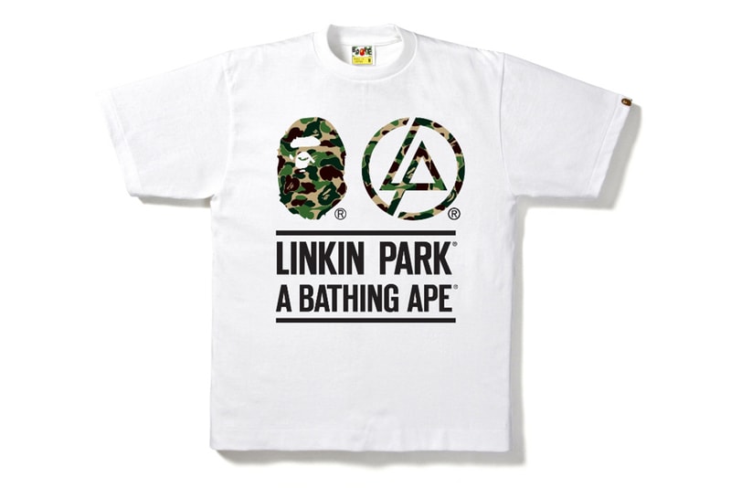 Linkin Park x A Bathing Ape 2013 BAPE CAMO TEE