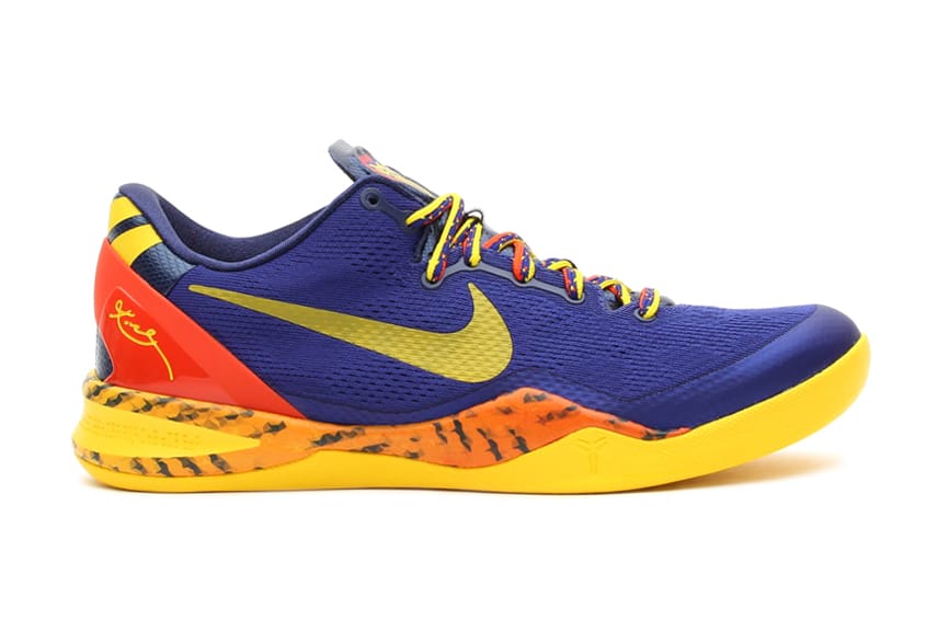 kobe blue and yellow shoes