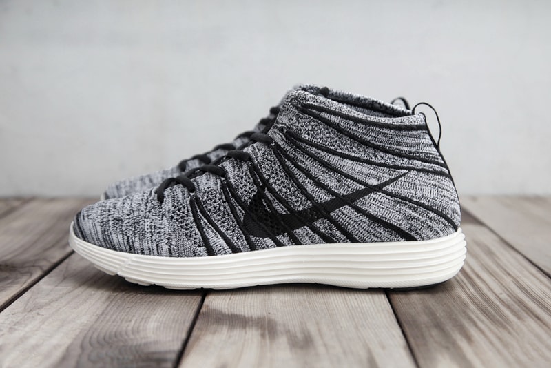 Nike Lunar Flyknit Chukka Black/White-Sail