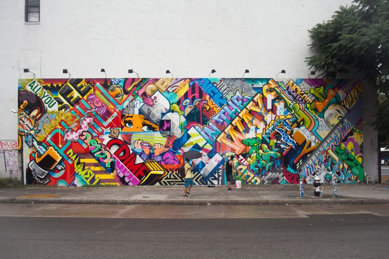 REVOK and POSE Bowery Wall Mural Complete