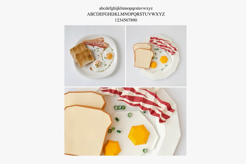 Your Favorite Typefaces as Food Dishes