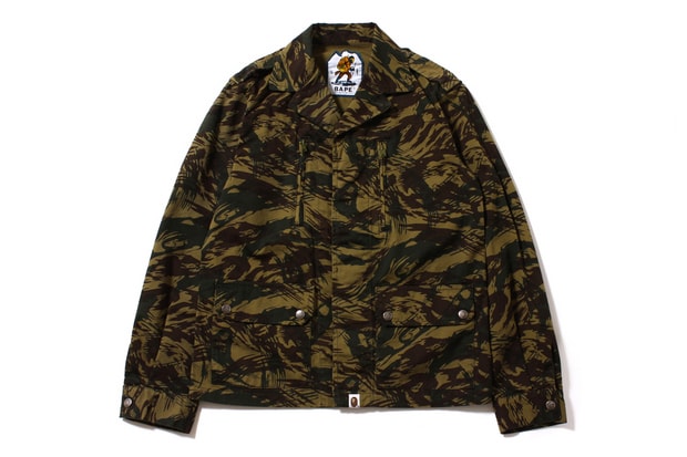 A Bathing Ape 2013 Fall/Winter LIZARD CAMO MILITARY JACKET