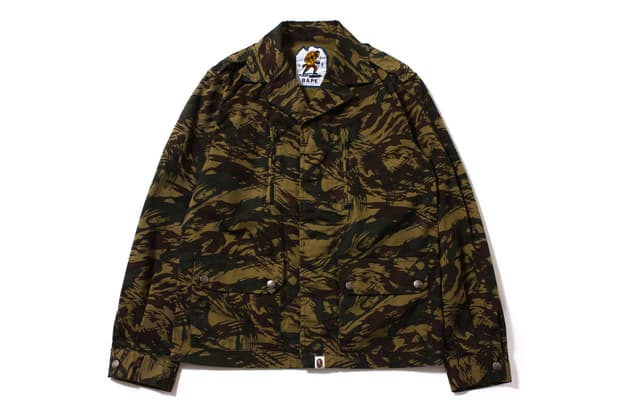 A Bathing Ape 2013 Fall/Winter LIZARD CAMO MILITARY JACKET