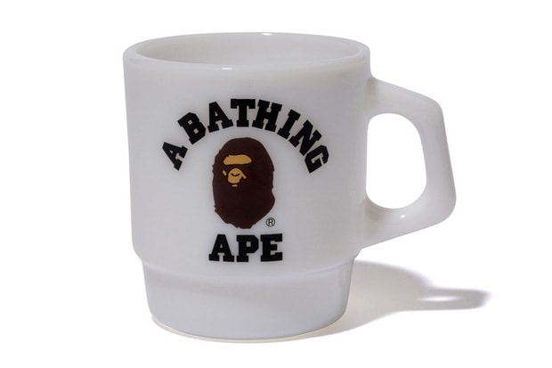 A Bathing Ape x Fire-King College Mug