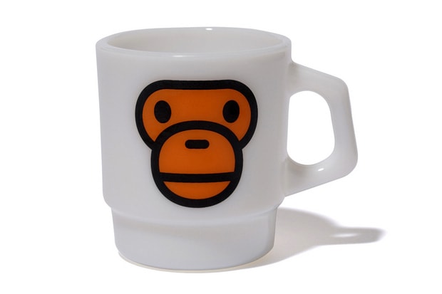 A Bathing Ape x Fire-King College Mug