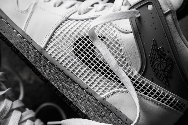 A Closer Look at the Air Jordan 1 Retro '89 White/Cement Grey-Black