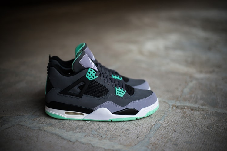 A Closer Look at the Air Jordan 4 Retro "Green Glow"