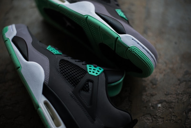 A Closer Look at the Air Jordan 4 Retro "Green Glow"