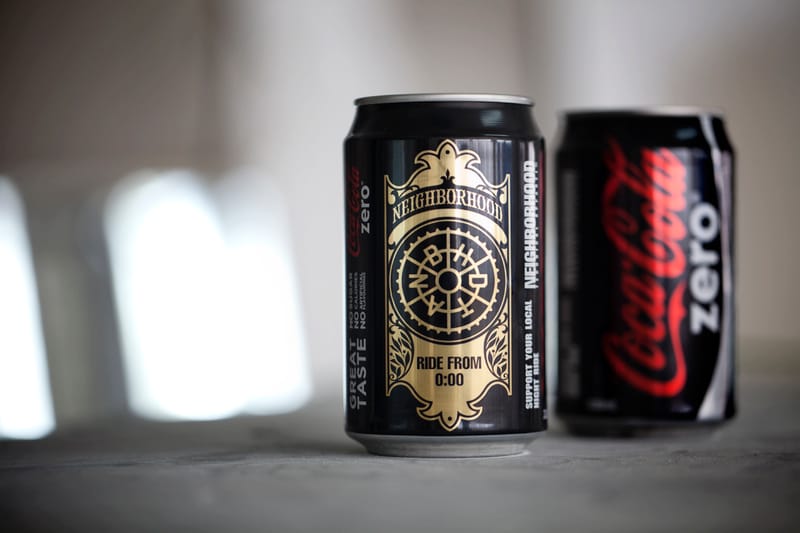 A Closer Look at the NEIGHBORHOOD x Coca-Cola Zero Cans
