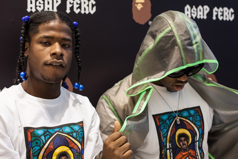 A$AP Ferg x A Bathing Ape “TrapLord” T-Shirt Launch Recap