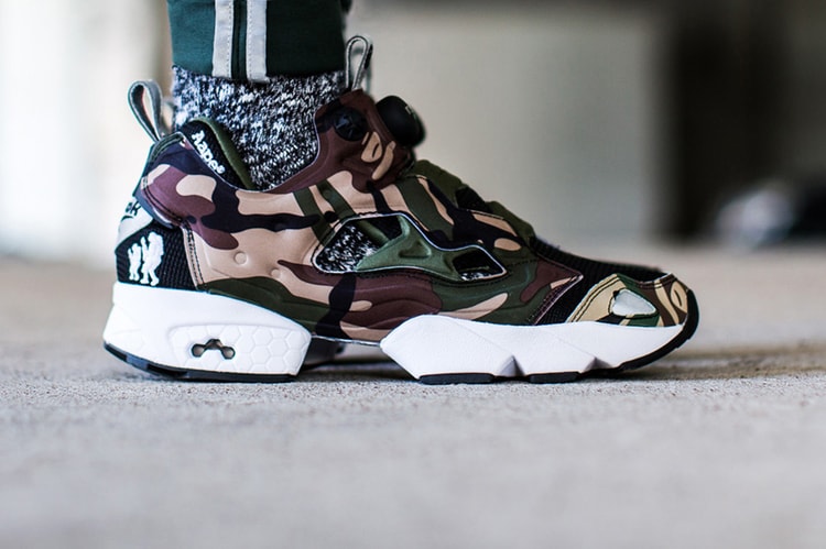 AAPE by A Bathing Ape x Reebok Pump Fury "Camo"