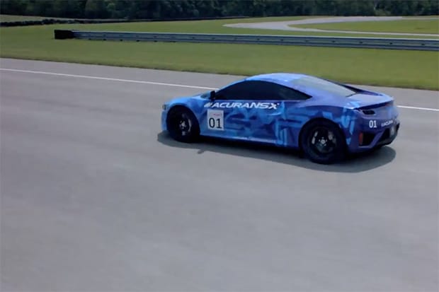 Acura NSX Prototype Debuts in Mid-Ohio