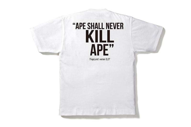 Never kills перевод. Ape shall never Kill Ape одежда. Ape shall never Kill Ape футболка. Ape shall never Kill Ape футболка с иероглифами. Ape shall never Kill Ape одежда из клипа.