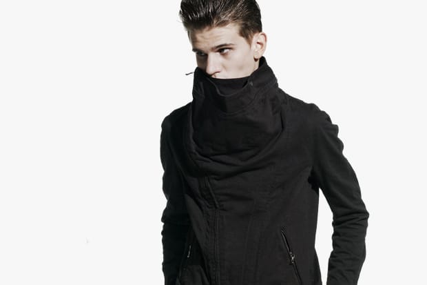 BLACK SENSE x JULIUS Cowl Neck Blouson 