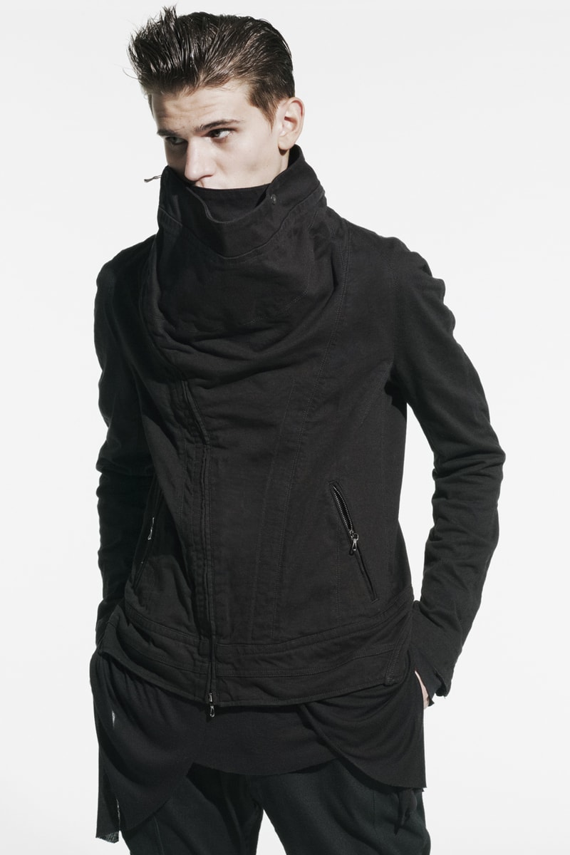 BLACK SENSE x JULIUS Cowl Neck Blouson 