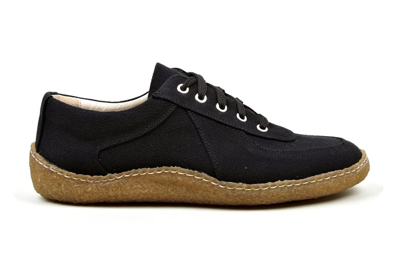 COMME des GARÇONS SHIRT Men's Navy Cotton Canvas Sneaker
