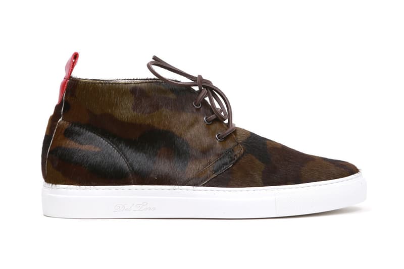 Del Toro Camo Pony Hair Chukka Sneaker
