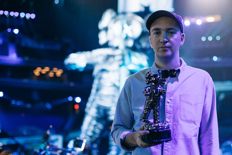 KAWS Talks Brooklyn, the VMAs, and His Redesign of the Moonman