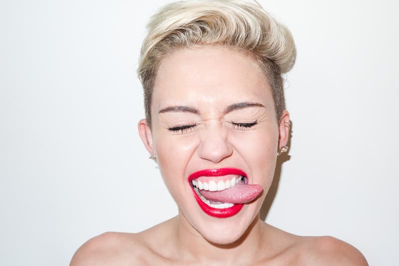 Miley Cyrus Visits Terry Richardson's Studio
