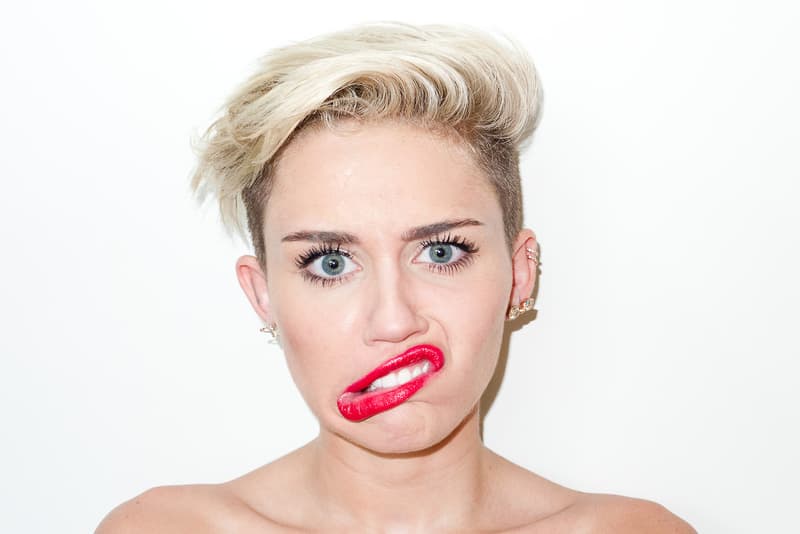 Miley Cyrus Visits Terry Richardson's Studio