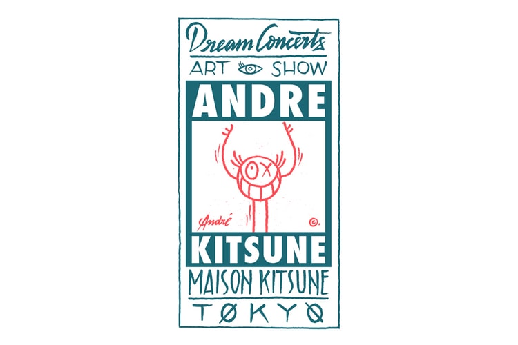 Monsieur A's "Dream Concerts" Art Show at Maison Kitsuné Tokyo