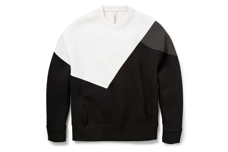 Neil Barrett Color-Block Bonded-Jersey Sweatshirt
