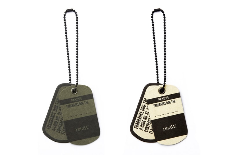 NEXUSVII x retaW FRAGRANCE DOG TAG