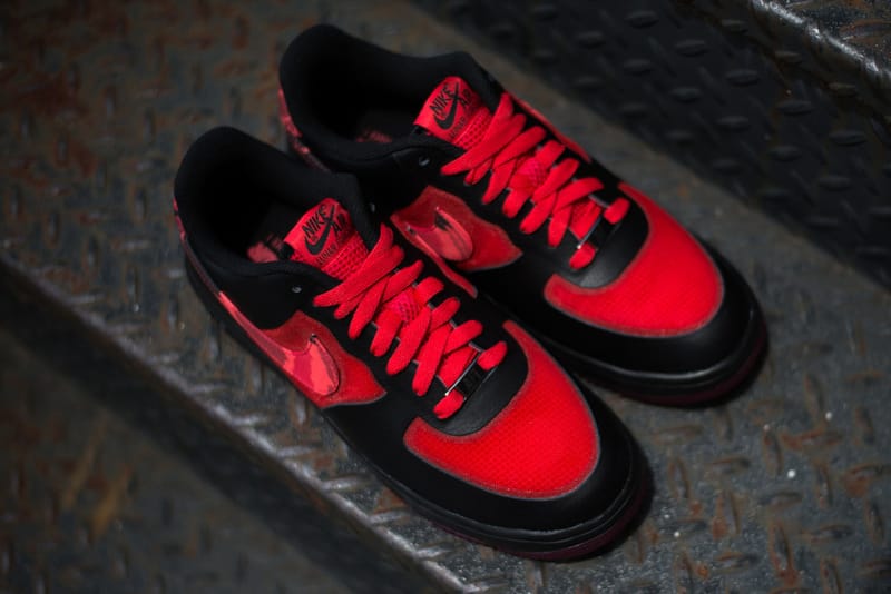 air force 1 red camo