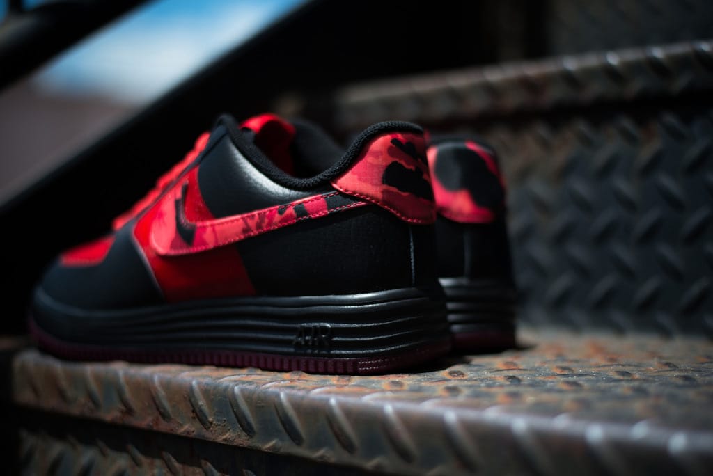 air force 1 red camo