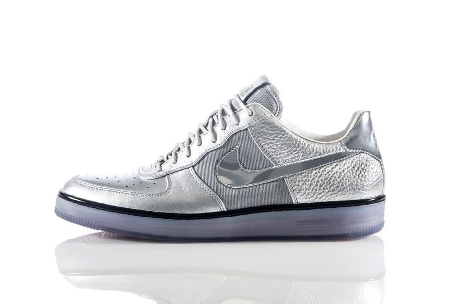 nike air force 1 downtown silver