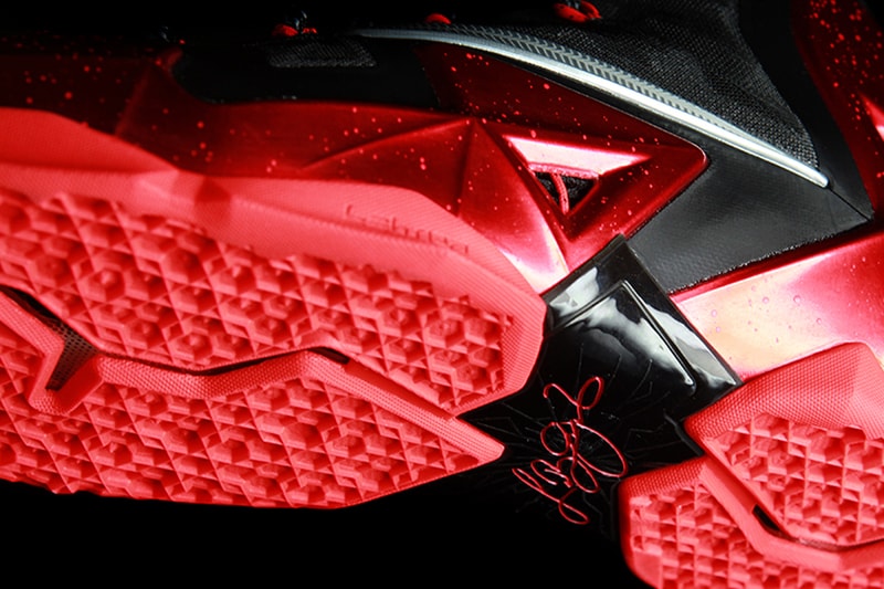 Nike LeBron 11 Black/Metallic Silver-University Red-Bright Crimson Preview