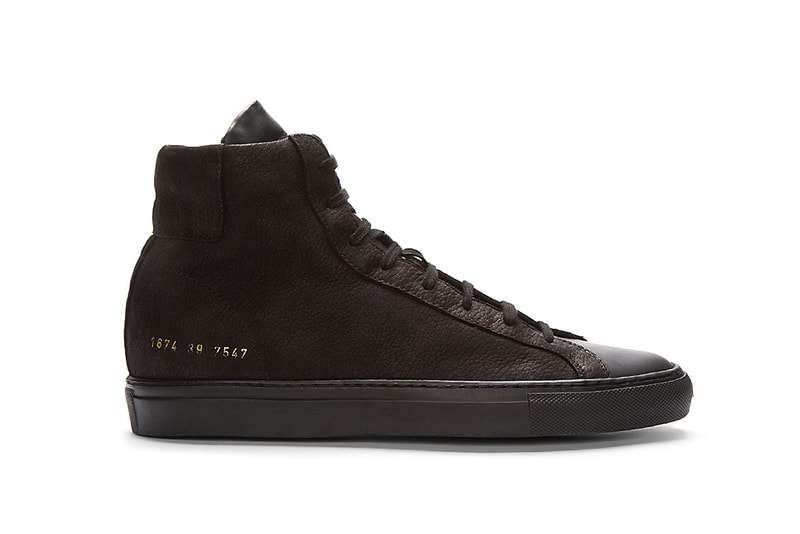 Robert Geller x Common Projects High-Top Sneakers