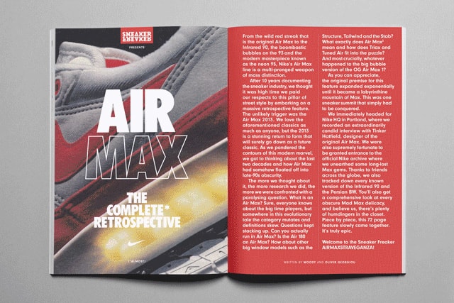 Sneaker Freaker Issue 28 Airmaxtravaganza