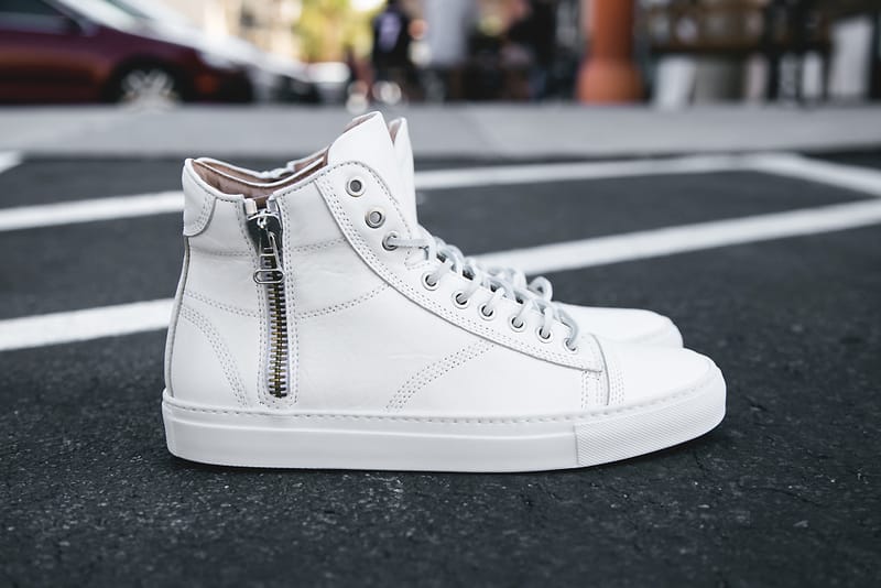 wings+horns 2013 Summer Leather Hi-Top Sneakers