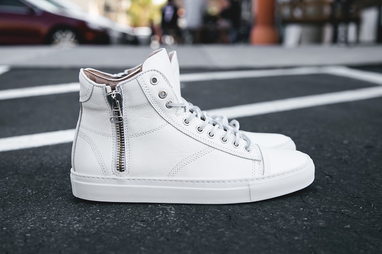 wings+horns 2013 Summer Leather Hi-Top Sneakers