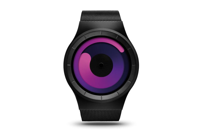 ZIIIRO Mercury Black-Purple Watch
