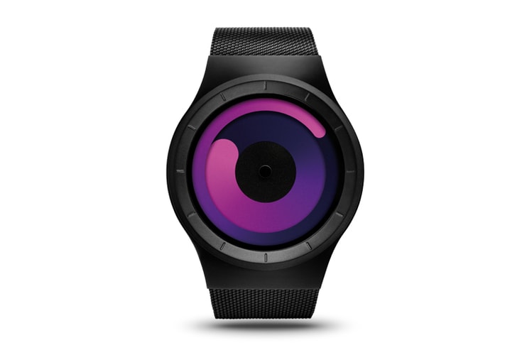 ZIIIRO Mercury Black-Purple Watch
