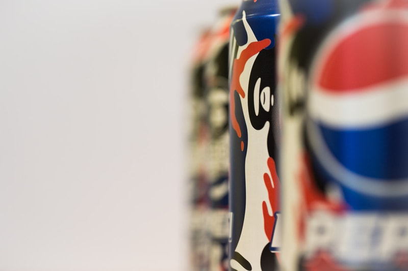 AAPE by A Bathing Ape x Pepsi 2013 “MOONFACE CAMO” Cans