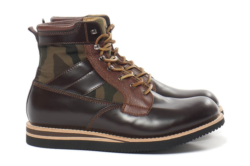BePositive Brown Leather Army Boot