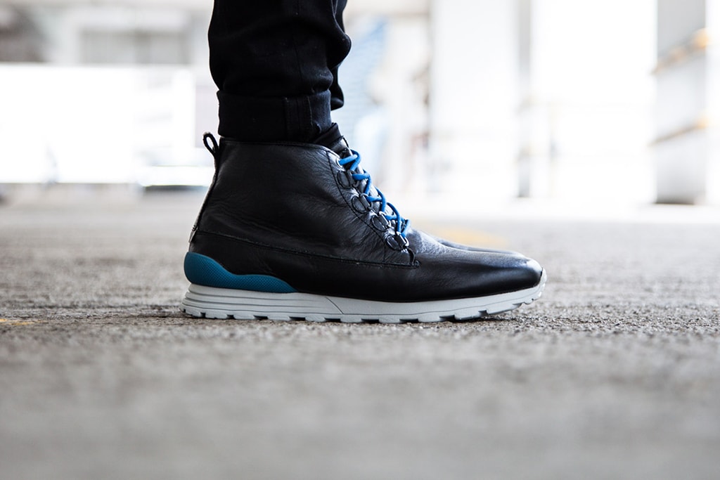Clae STARKS Nubuck dark brown mens leather boots sneakers CLAE Launches Its New Lightweight Starks Boot | Hypebeast main image 3