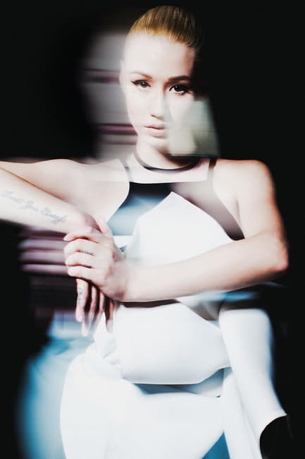 Iggy Azalea & Frank Ocean by Nabil Elderkin for Oyster Magazine Issue 103