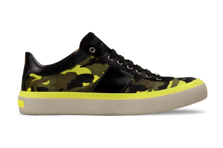 Jimmy Choo Camouflage Print Sneaker