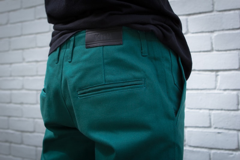 Kith Kicks Off "Mercer Mondays" with the 20 oz Forest Green Mercer Pants
