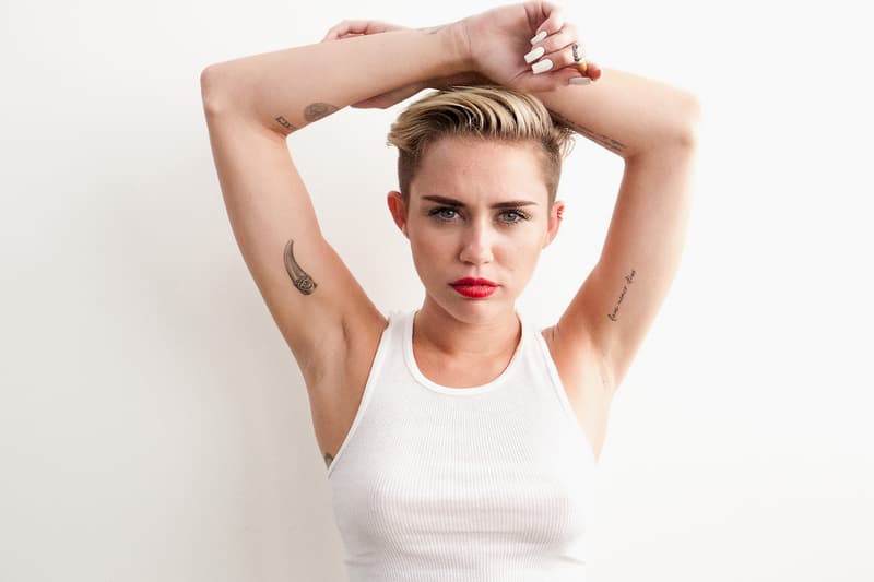 Miley Cyrus Pays Another Visit to Terry Richardson's Studio