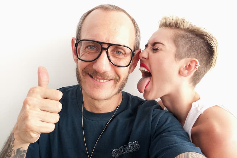 Miley Cyrus Pays Another Visit to Terry Richardson's Studio