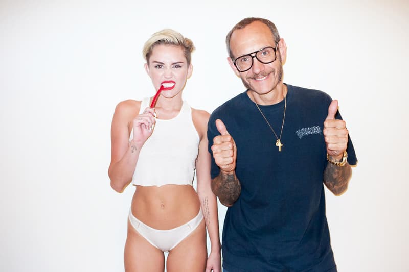 Miley Cyrus Pays Another Visit to Terry Richardson's Studio