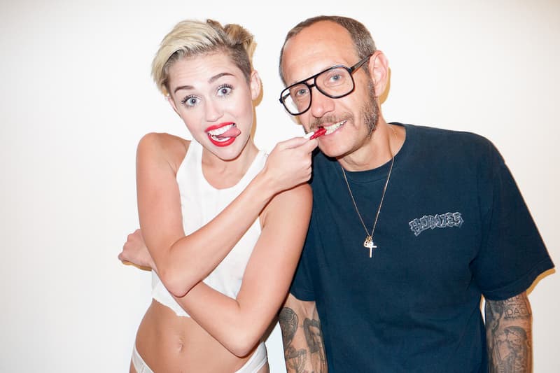 Miley Cyrus Pays Another Visit to Terry Richardson's Studio